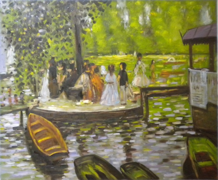 store falso d'autore La Grenouillere 2 di Pierre-Auguste Renoir